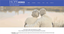 Desktop Screenshot of hopeworkscounseling.org